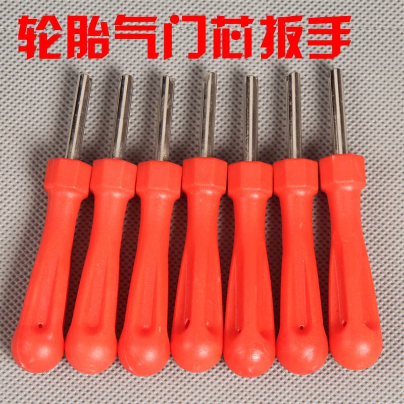Car tire valve core screwdriver, valve core installation and removal tool, car tire valve core wrench key single head.