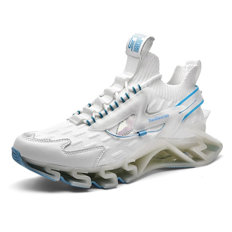2026 Spring Autumn New Cross-border Chinese Style Trendy Shoes Men's Large Size Blade Sports Shoes Flyknit Casual Breathable Men's Shoes