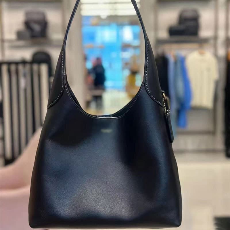 Kou C Family 2025 New Brooklyn Hobo Genuine Leather Single Shoulder Handbag Simple Large Capacity Tote Women's Bag