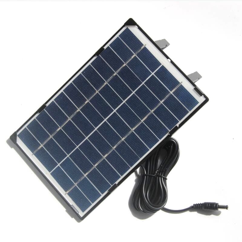 6W 12V Solar Panel Outdoor Camera Security Monitor Courtyard Light Solar Charging Panel DC5521 Output