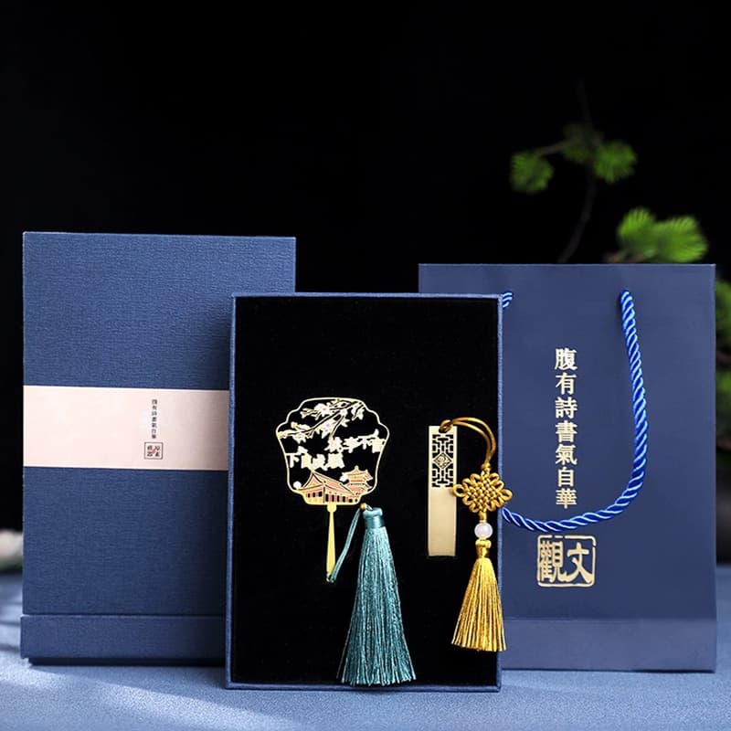Gift Box Customization, Bookmark Box Customization, Cultural Creative Gift Box, National Trend Cultural Product Packaging Box, Heaven-and-Earth Lid Custom Logo