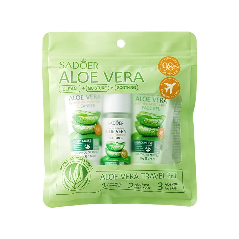 Cross-border In-Stock Travel Kit Series BIOAOUA Moisturizing Whitening Portable Facial Cleansing Set Factory Direct Export