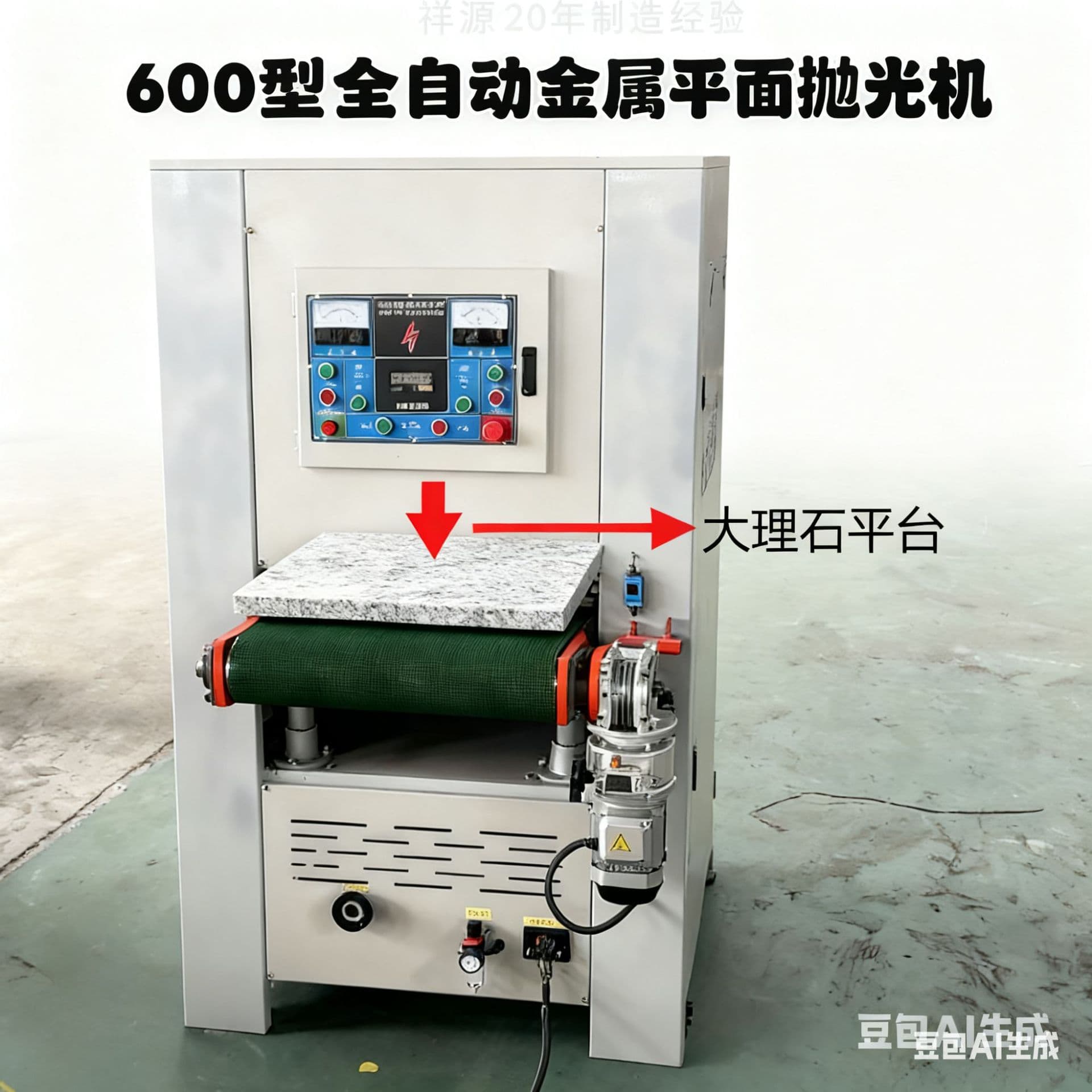 Automatic Metal Surface Polishing Machine - Chamfering, Plate Surface Stainless Steel Wire Drawing, and Slag/Deburring Removal
