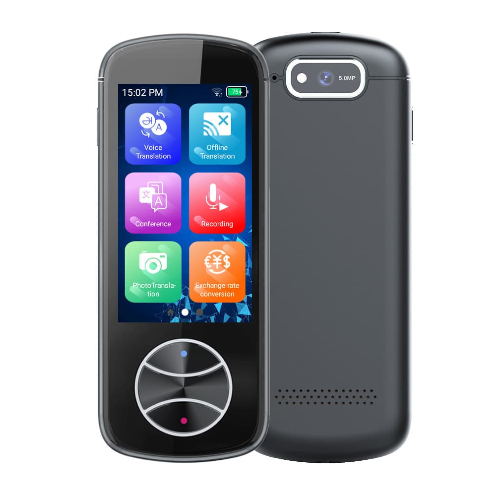 V10 Smart Language Translator - Multilingual Interpreter with Offline Translation, Photo Translation, 3.0" Touchscreen