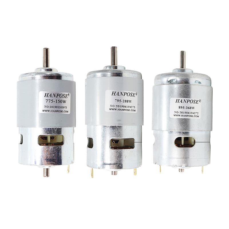 HLTNC DC motor 775 795 895 high speed high torque motor electric motor 12V 24V