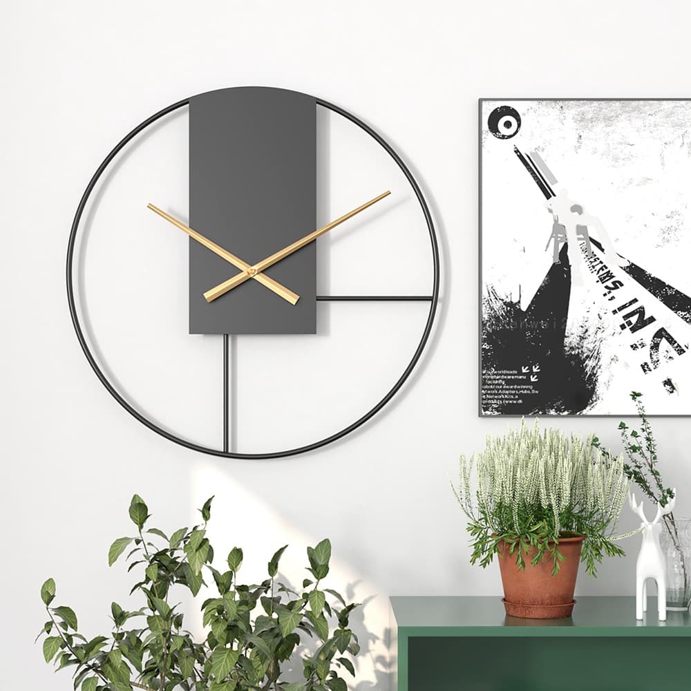Iron Retro Industrial Style Wall Clock Living Room Simple Silent Wall Clock Home Creative Decorative Wall Clock Factory Wholesale