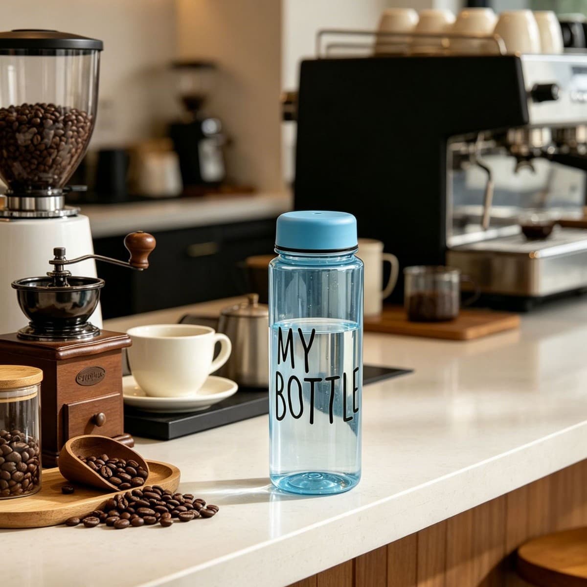 my bottle Single-Layer Transparent Straight Tumbler Business Travel Portable Lightweight Large Capacity Airport High-Speed Rail Companion