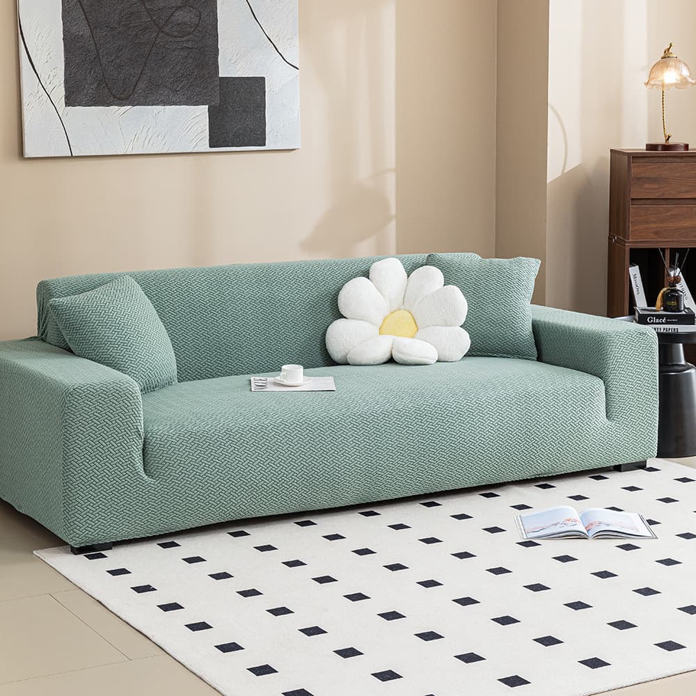 Sofa Cover Full Wrap Set, Lazy All-Cover Sofa Protector, Four-Season Sofa Cushion, Elastic Fabric Cover, Cloth Set