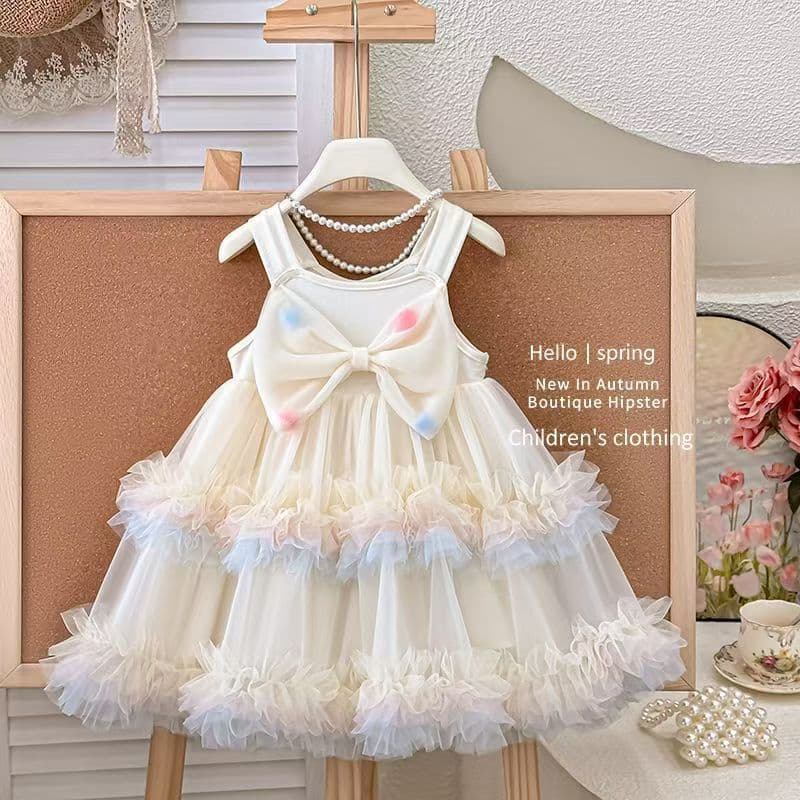Kids Sun Dress with Pockets Outdoor Summer Clothing