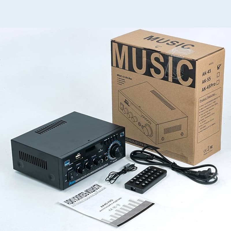 New AK45 Digital Amplifier Bluetooth USB Amplifier Two-Channel Amplifier Factory Direct