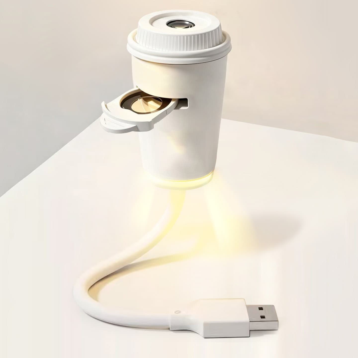 Coffee cup starry sky projector lamp starry sky lamp night light usb rechargeable replaceable glass piece multi-style starry sky