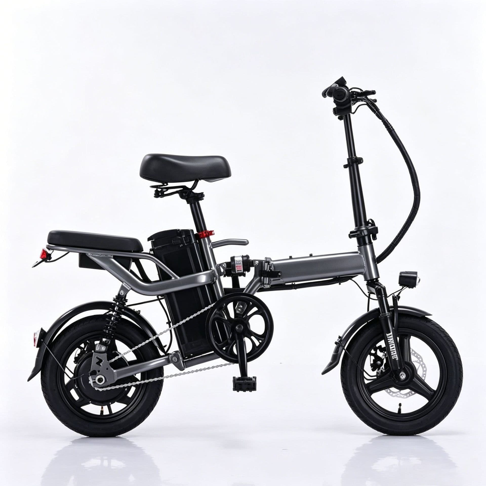 Driving agency wholesale foldable two-wheeled electric bicycle fashionable electric vehicle source factory high endurance battery vehicle