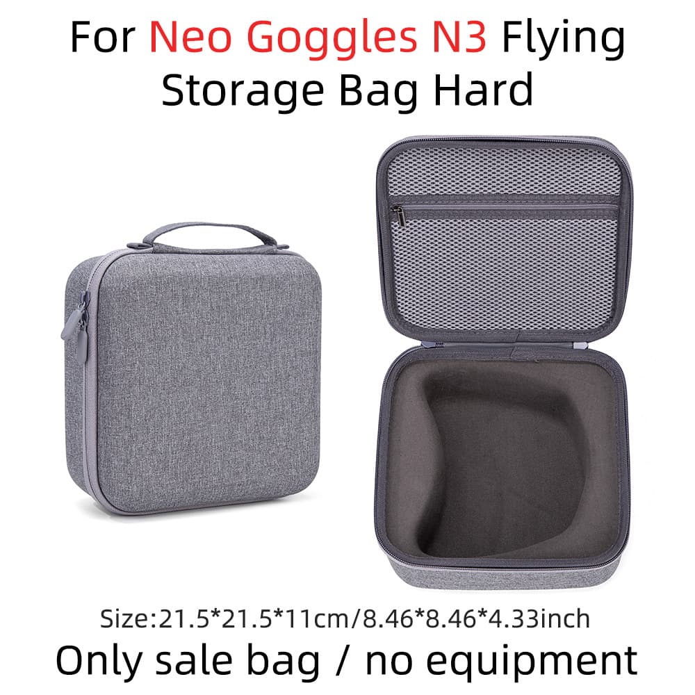 Suitable for DJI Neo gray goggles and N3 remote controller storage bag, outdoor portable case.