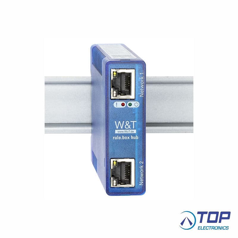 W&T Smart Gateway 55920 rule.box hub Node-RED Smart Monitoring and Control 2 network
