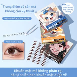 Cross-border Bangna Eyeliner Stamp, Long-lasting Waterproof and Sweat-proof, One-stick Natural Simulation Eye Patch, European and American Eyeliner