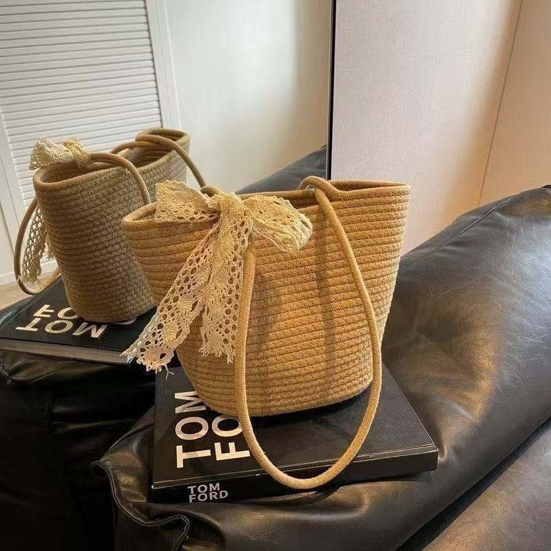 Woven Straw Bag for Women, Large Capacity 2026 New Fashion Summer Versatile Shoulder Beach Tote Bag