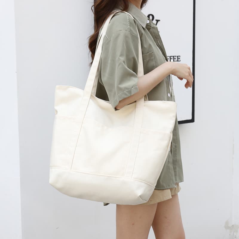 Canvas bag niche design Japanese and Korean Tote bags for women Japanese and Korean work shoulder bags shopping bags Tote bags wholesale