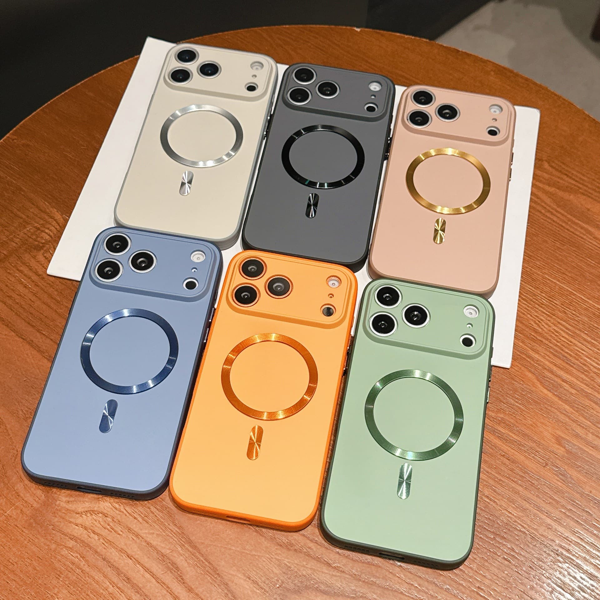 Skin-feel Magnetic For OPPO Reno 15 Phone Case Cross-border Reno 11 Soft A6X/A17 Minimalist realme C65