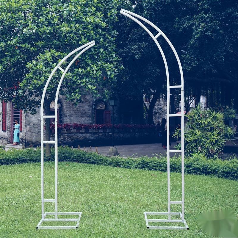 Wedding Arch Floral Outdoor Lawn Wedding Floral Arch Flower Stand Props Moon Gate Frame
