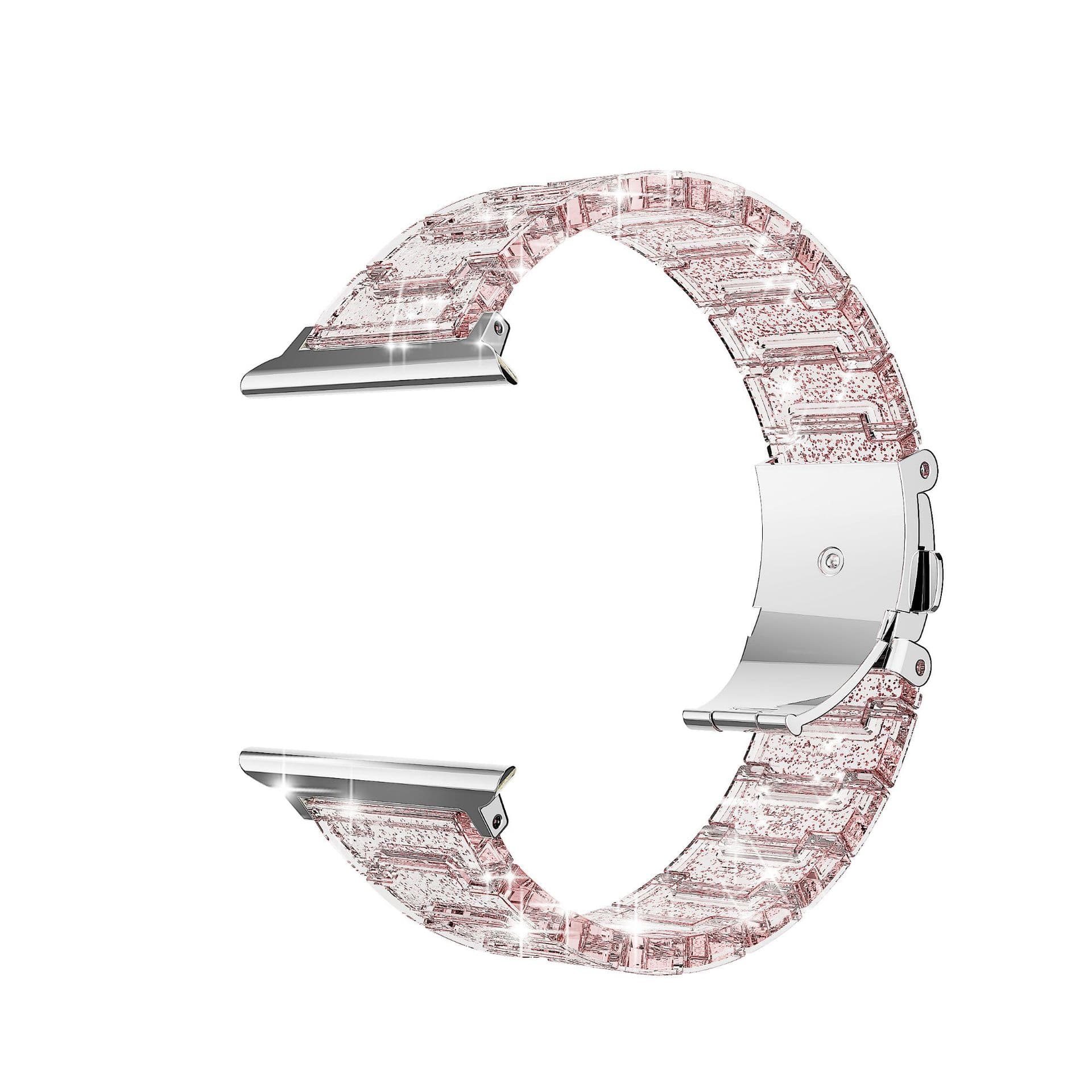 Glitter and chameleon glacier transparent strap for Apple Watch/iWatch 10