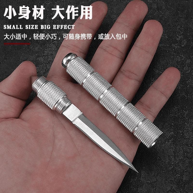 Carry-on multi-functional concealed knife, anti-wolf window breaker, camping knife, fruit knife, package opener, tea cake knife