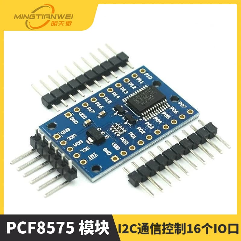 PCF8575 Module I/O Port Expansion Board with I2C Communication for Controlling 16 I/O Ports