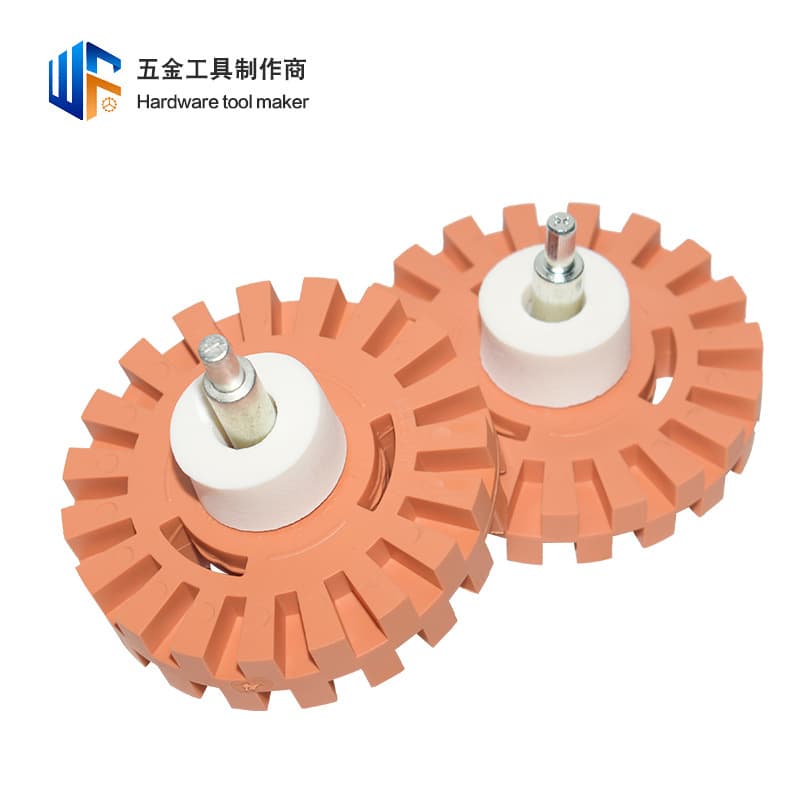 4-inch adhesive removal wheel, cross-border automotive glass surface decal removal wheel, pneumatic rubber grinding adhesive removal disc tool