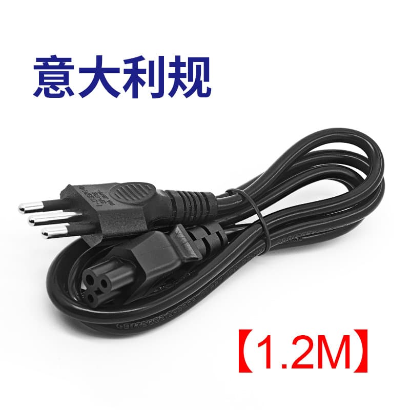 Laptop Power Cord 3-Prong Mickey Mouse Plug Laptop Charger Power Cable