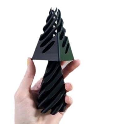 Amazon New Product Pyramid Time Travel Sculpture 3D Printed Spiral Cone Toy Anxiety Relief Toy
