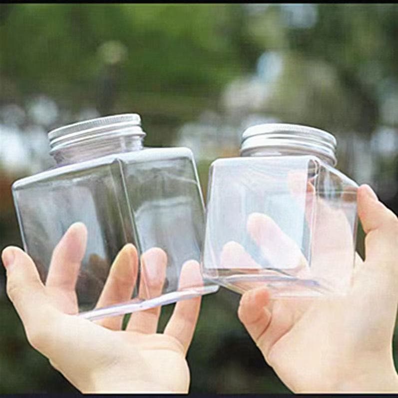Betta Fish Tank Transparent Plastic Square Fish Bowl High Appearance Micro Landscape Fish Tank Small Breeding Bottle Wholesale