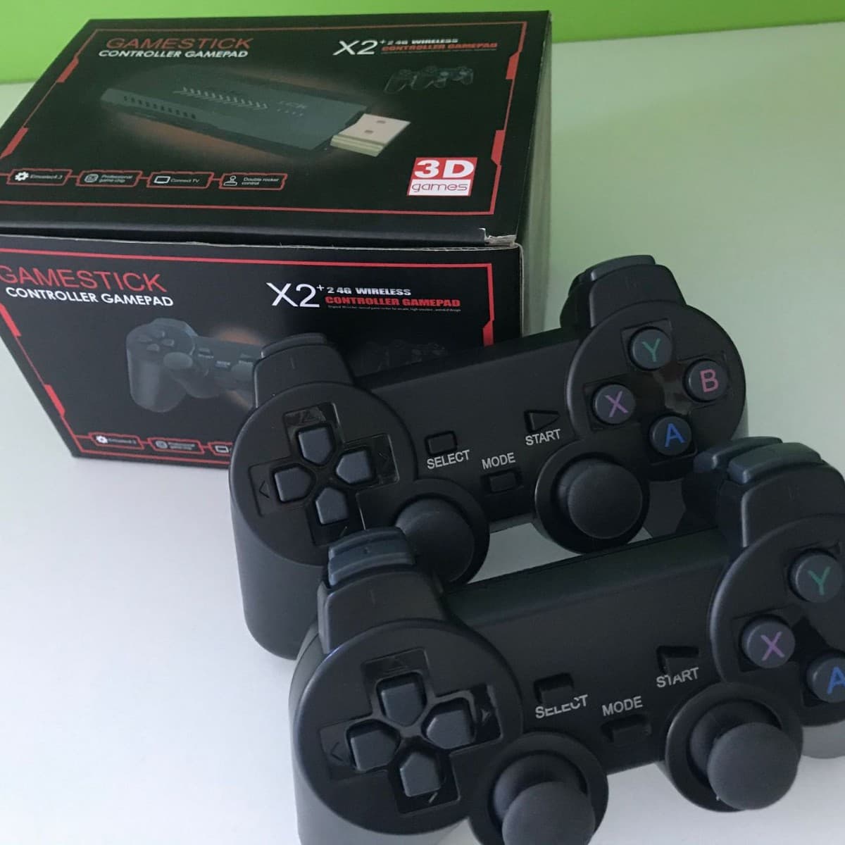 Cross-Border New Upgrade X2 Home Game Console Retro Nostalgic Arcade HD 2.4G TV Wireless Two-Player Game Console