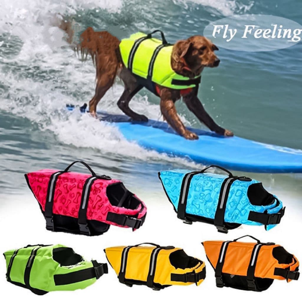 Cross-border Hot Selling Pet Life Jacket Swimwear Summer Style for Small and Medium Dogs French Bulldog Water Play Vest Anti-Drowning Clothing