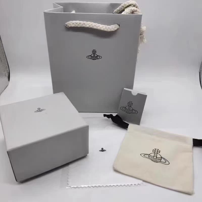 【Full Set Packaging】Vivienne Westwood Jewelry Packaging, Single Piece Available, Factory Wholesale