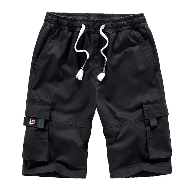 Amazon Summer Men's Cargo Shorts Loose Large Size Foreign Trade Men's Pure Cotton Quarter Pants Multi-Pocket Casual Pants