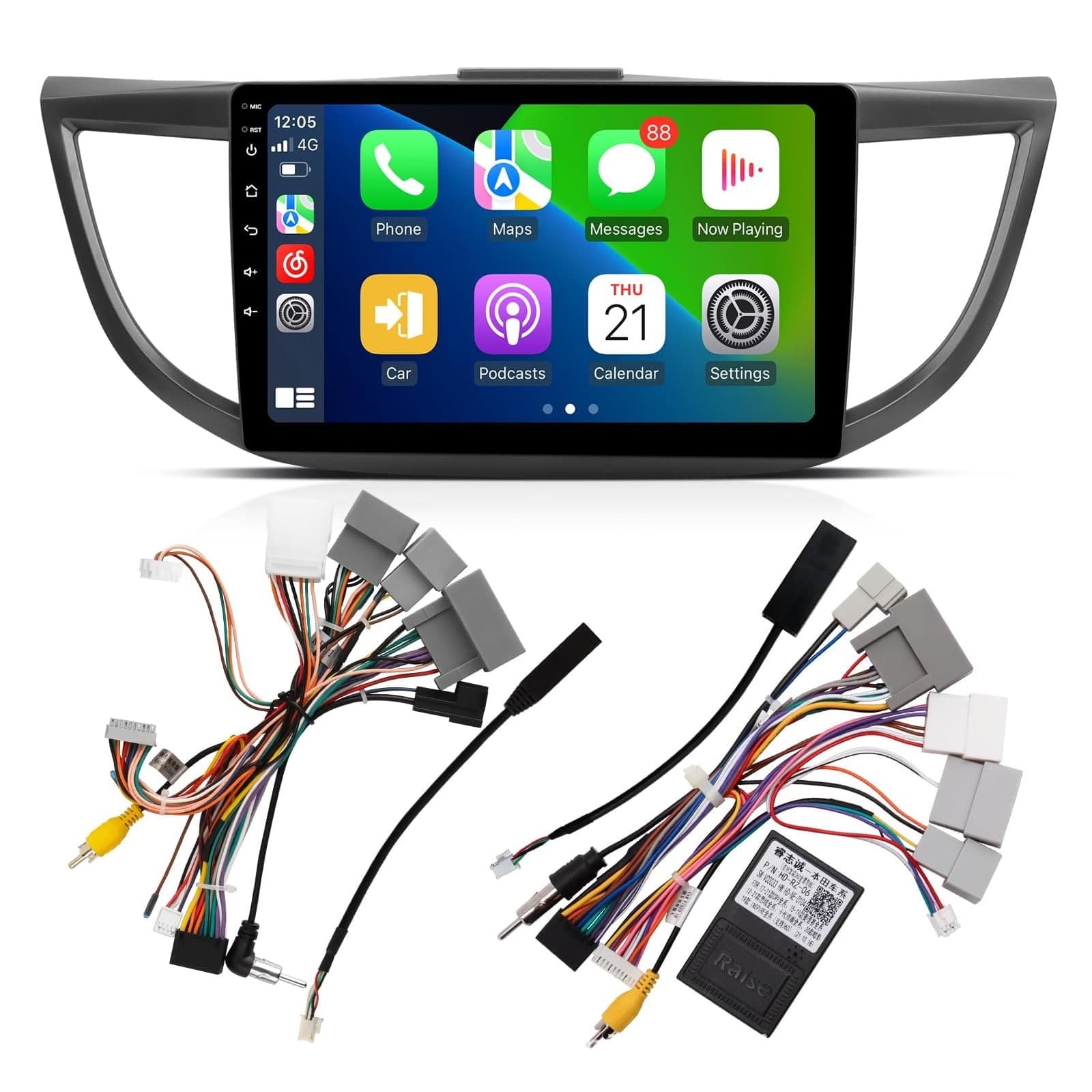 Compatible with 2012-2016 Honda CRV Navigation Smart Android Large Screen Reverse Camera All-in-One Machine Cross-Border Supply