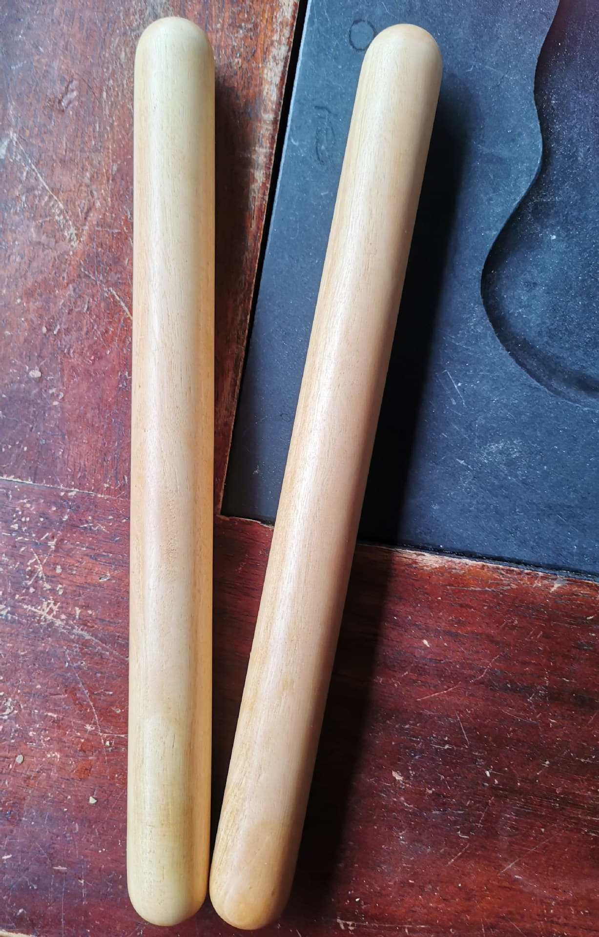 32*3 Solid Wood Lion Drum Hammers, Dragon Boat Drum Hammers, Round-Headed Drumsticks, Longan Wood Drum Sticks, Gong Sticks, Drillable
