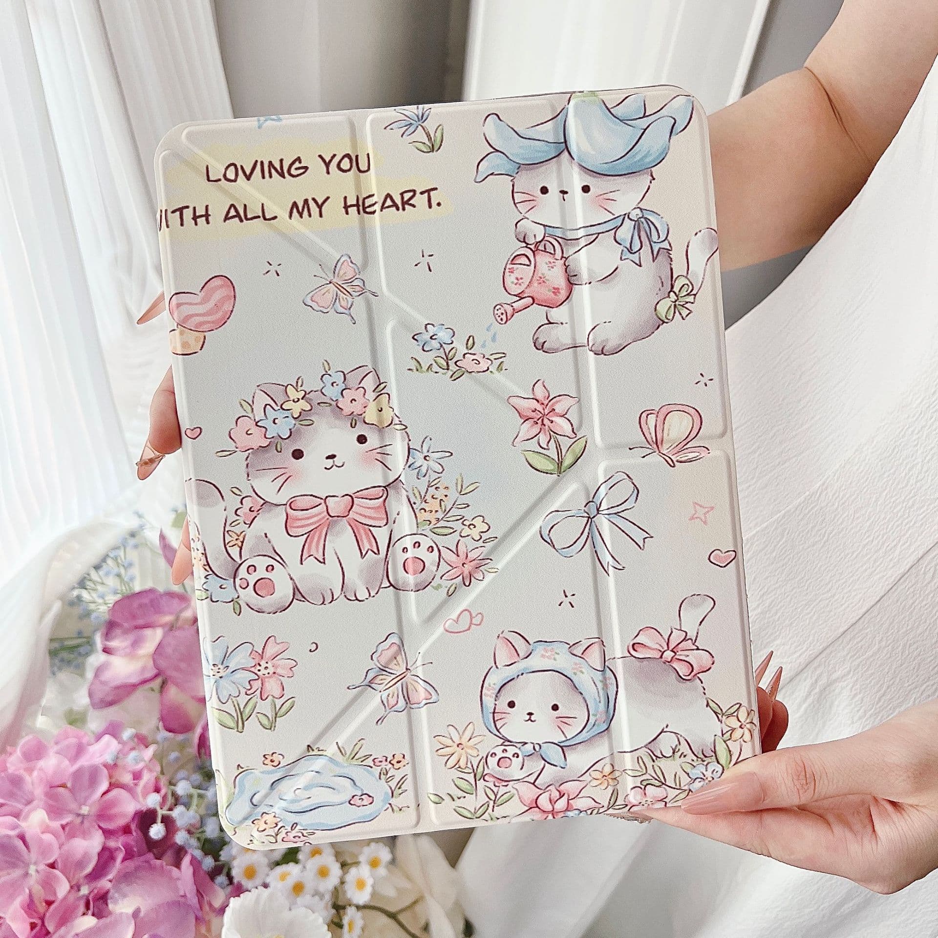 Japan and Korea Export Laptop iPad Air 7 Case Leather Cover Apple iPad Protective Case Compatible with iPad 10th Gen