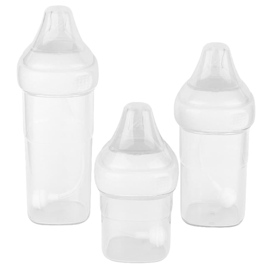 Manufacturer Drop-Proof Baby Bottle Wide Neck Bottle Baby Anti-Colic Newborn Square Bottle