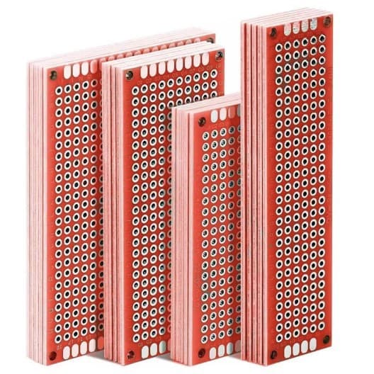 20pcs PCB Double-Sided Prototype DIY Universal Printed Circuit Board Blank PCB Solder Paste Printing Red Board
