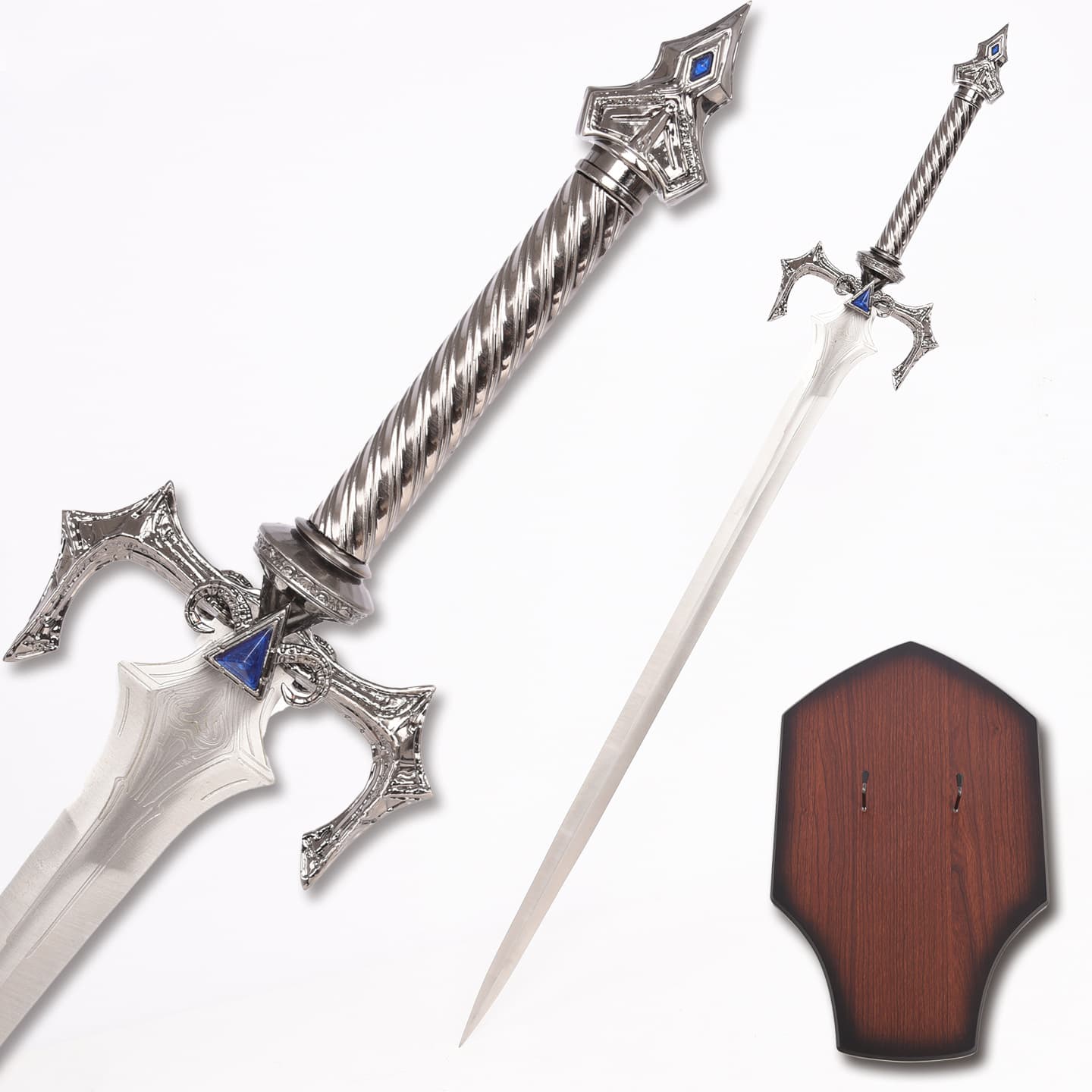 Demon's Soul Penetrating Sword Long Straight Sword Penetrating Knight Sword Penetrating Excalibur Game Weapon Prop Metal Unedged