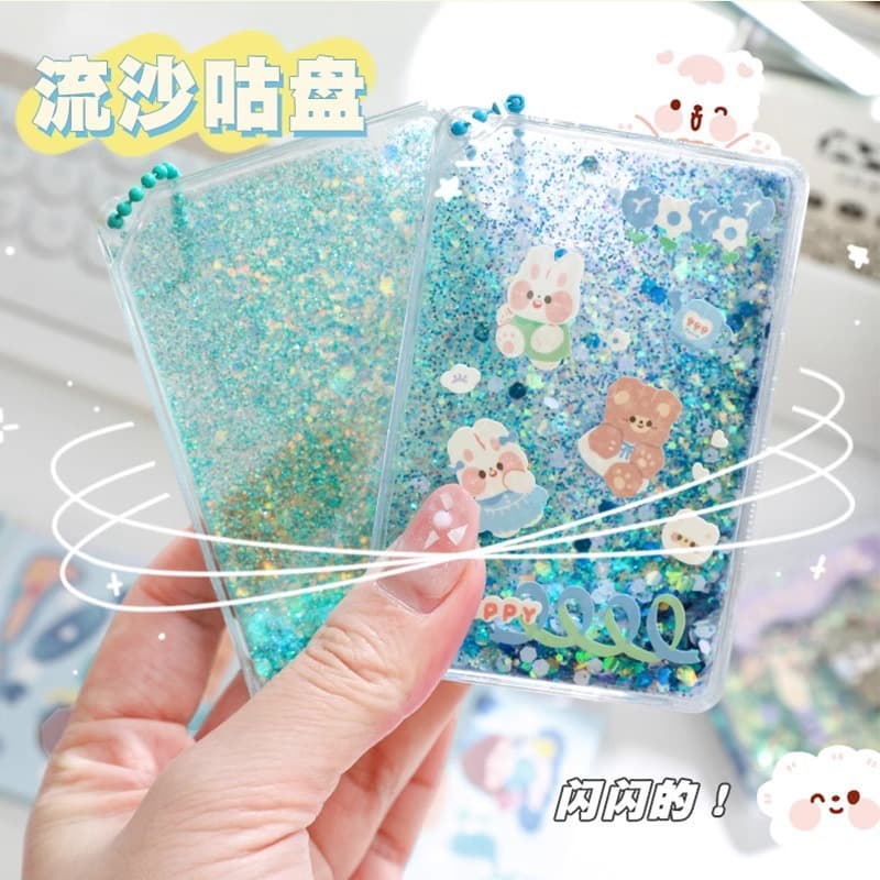 Guka Brick Round Piece Sand Guka Toy Guka Brick Set Card Disk Hourglass DIY Guka Self-Made