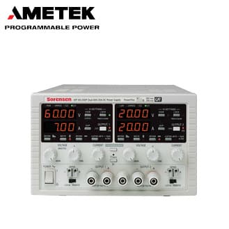 Ametek XPF60-20S/60-20SA Single or Dual Isolated Channel Benchtop Power Supply XPF Series