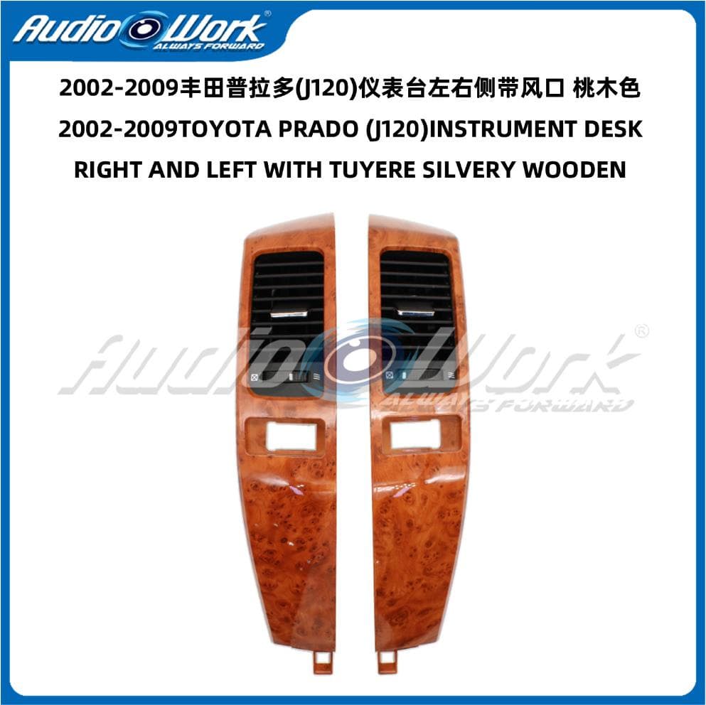 Compatible with Toyota Prado J120 Air Vent Control Panel Modification Center Console Dashboard Left and Right Vent Accessories