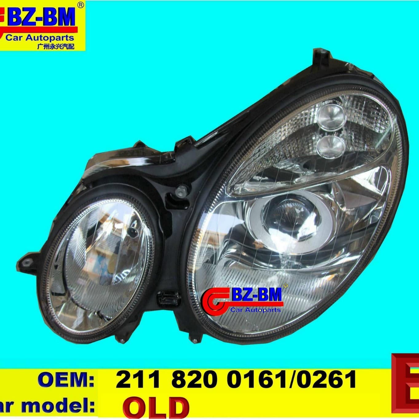 Compatible with Mercedes-Benz Headlights 3 Series 5 Series 7 Series Front Headlight W211 2118200161