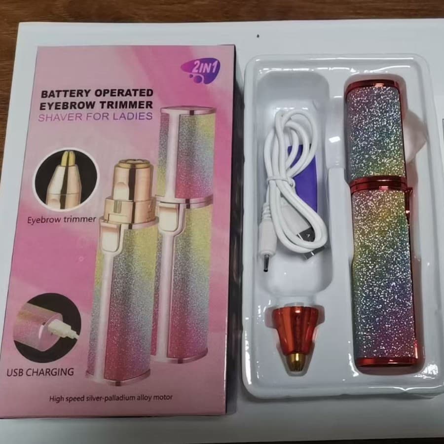 Rechargeable Lipstick Shaver Electric Eyebrow Trimmer Women's Hair Remover Mini Shaver Hair Removal Device
