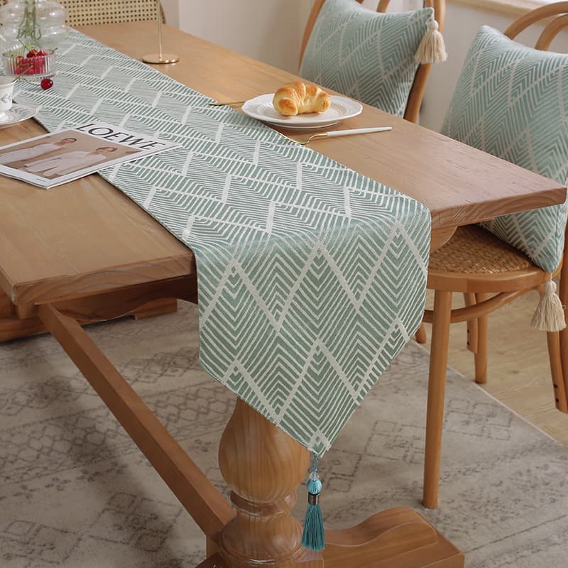 Japanese Minimalist Table Runner Long Cloth TV Cabinet Coffee Table Dust Cover Cloth Cover Napkin TV Cabinet Cover Table Runner