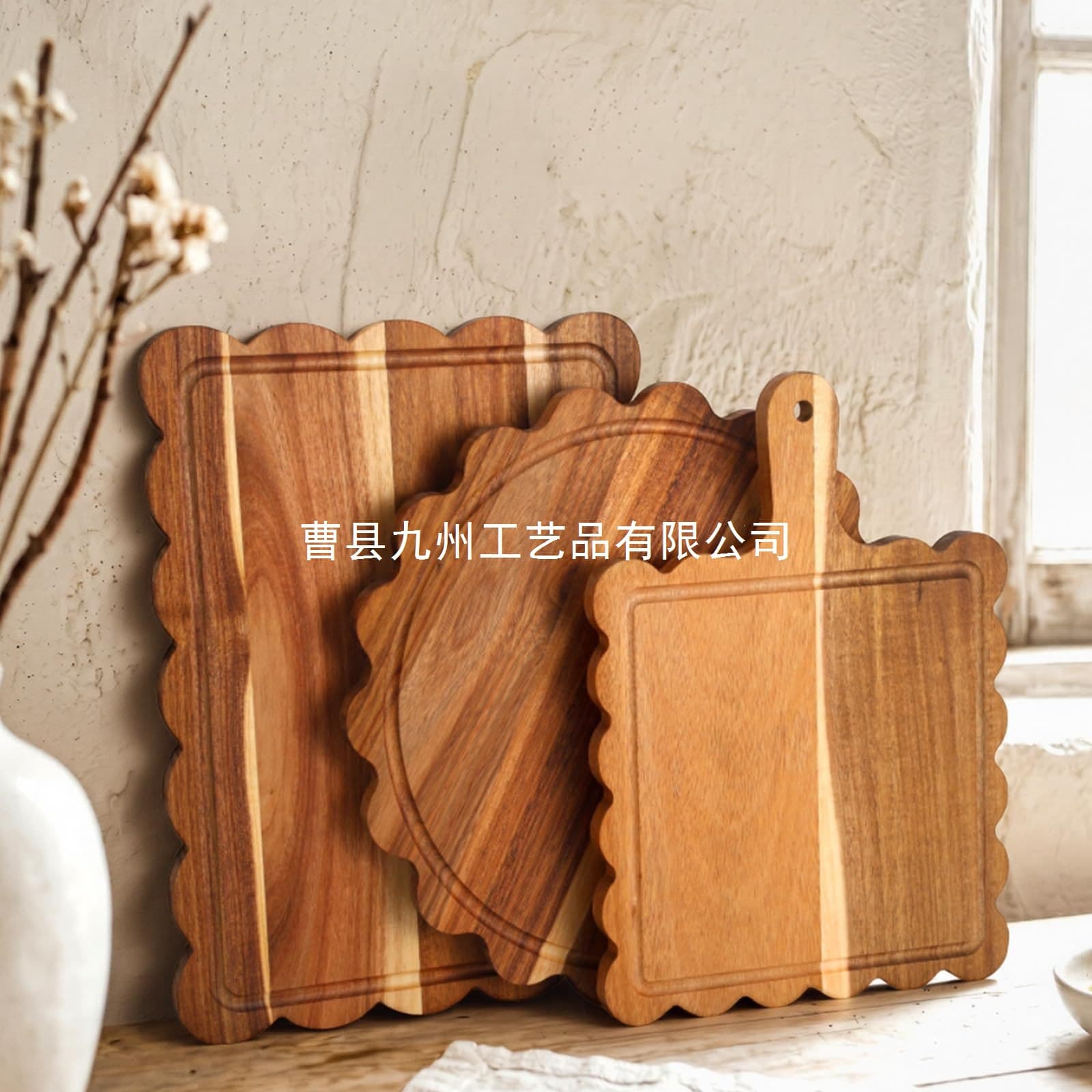 Wooden Lace Tray Charcuterie Board Steak Tray Pizza Square Cutting Board Kitchen Fruit Bread Round Tray