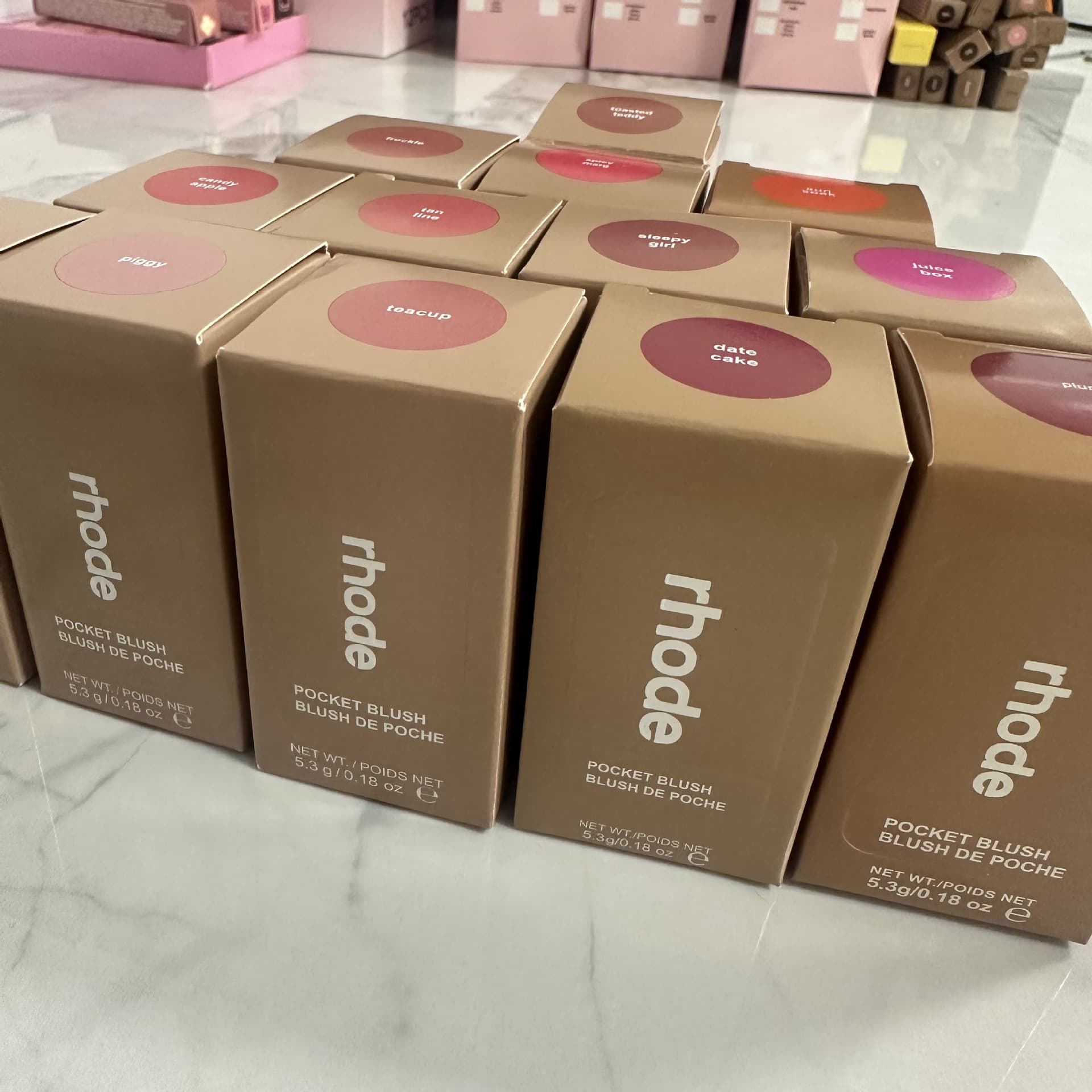 New Product Hailey Bieber rhode Peptide Lip Treatment Blush Lip Cheek Dual-Use Blush Stick Piggy