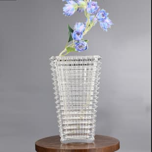 Crystal Glass Vase, Ins High Appearance Nordic Style Decoration, T-shaped Wide Mouth Simple Style, Flower Vase, Hydroponic, Ins Style