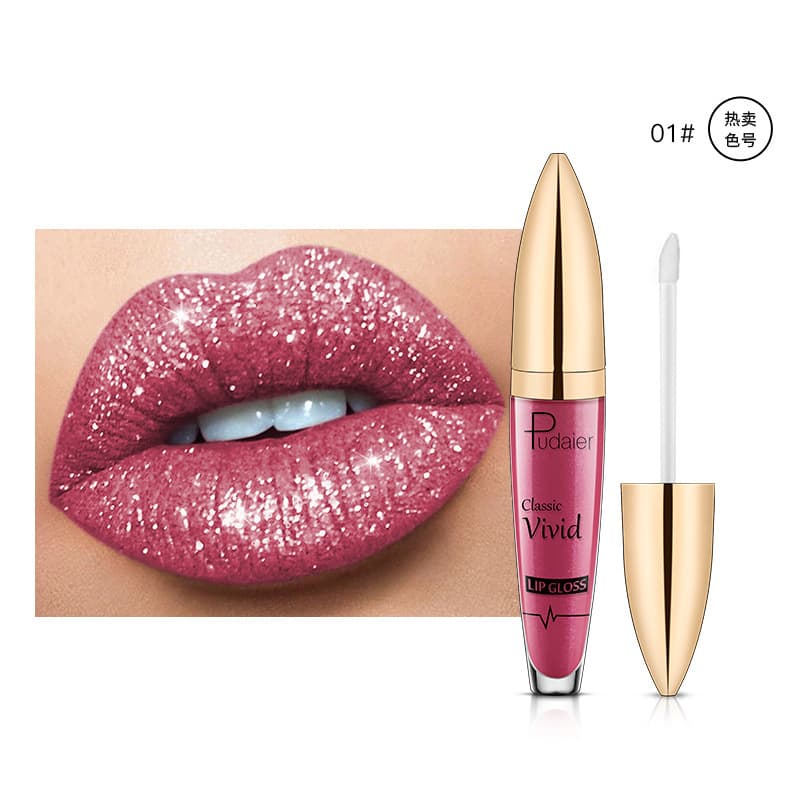 Pudaier Matte Pearl Lipstick Non-stick Cup Colorful Liquid Lip Glaze Lip Honey Wholesale Beauty Skin Care Makeup Lipstick